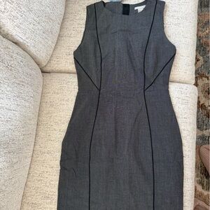 H&M Charcoal Sleeveless Midi Dress